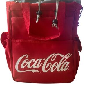 Picnic Time Picnic Time 614-00-100-911-0 Coca Cola- Activo Cooler Tote, Red
